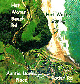 AuntieDawns Place at Hot Water Beach
